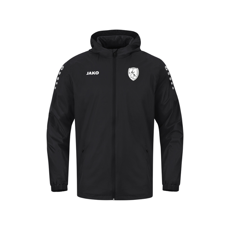Coupe-vent adulte noir/blanc Jako Team 2.0