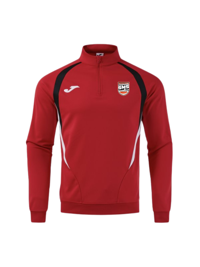 Sweat 1/2 zip rouge Joma Championship 20