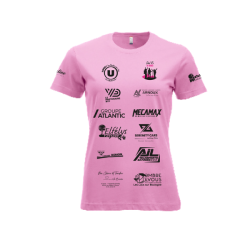 T-Shirt femme rose Clique New Classic-T