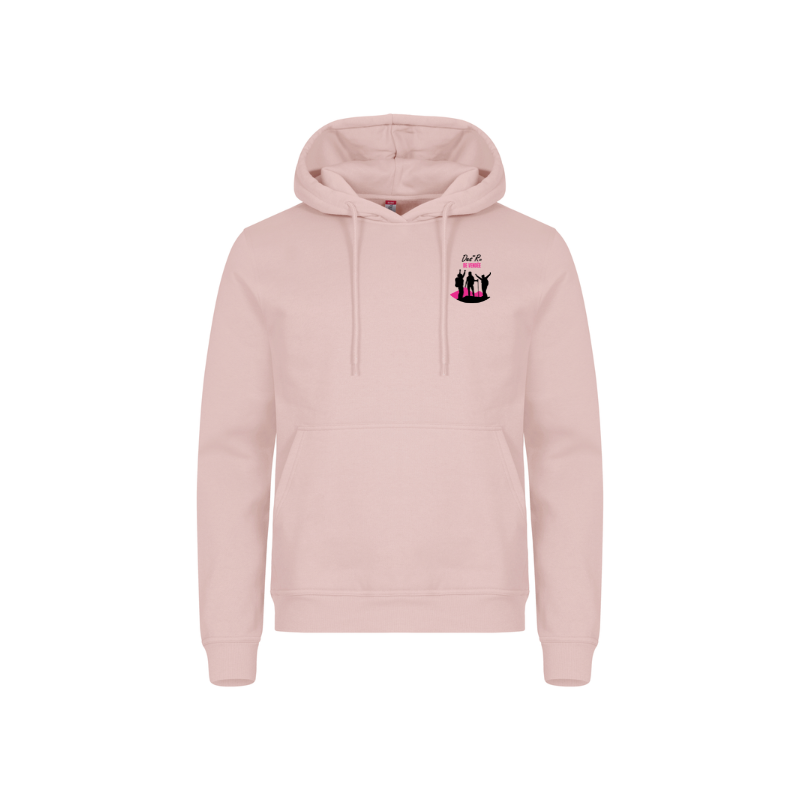 Sweat capuche adulte rose Clique Miami Roundneck