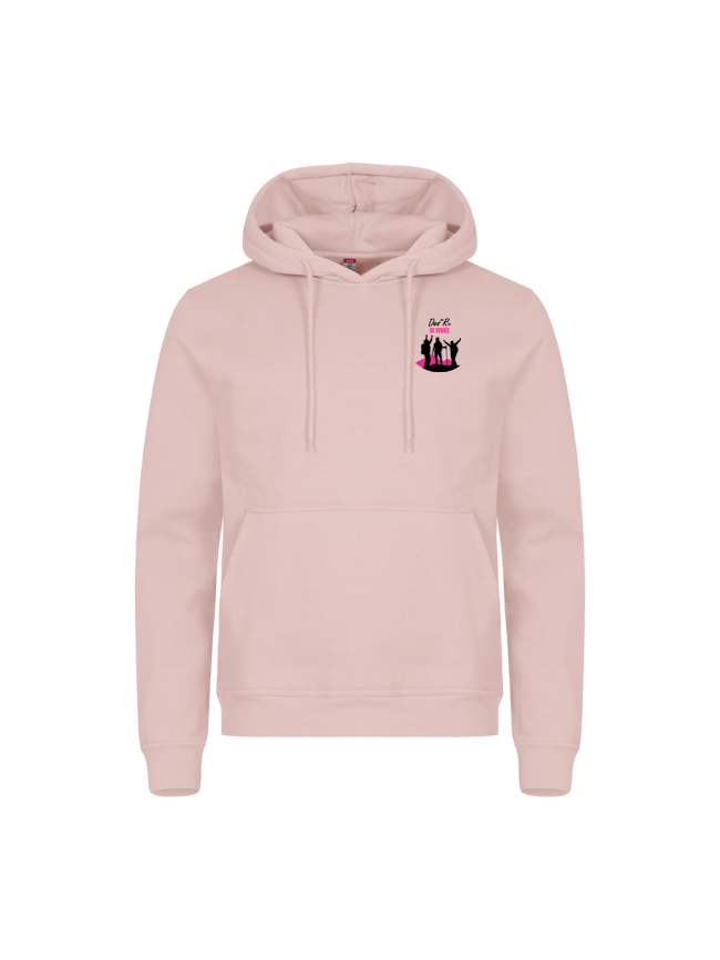 Sweat capuche adulte rose Clique Miami Roundneck