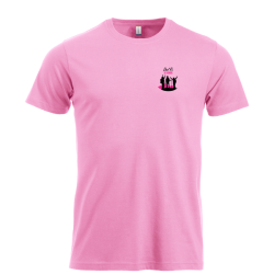 T-Shirt homme rose Clique New Classic-T
