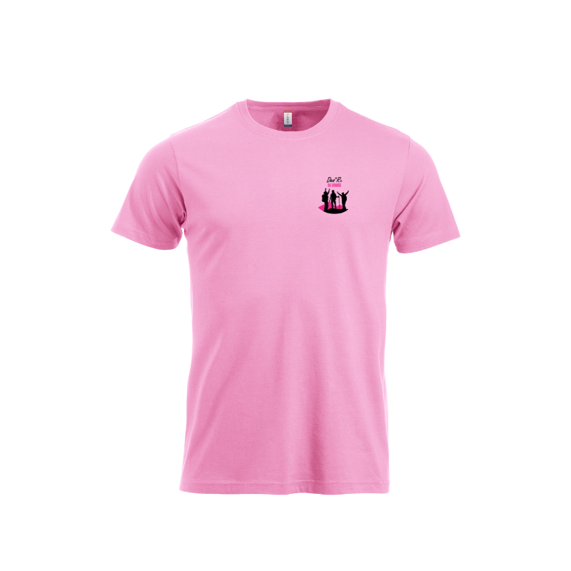 T-Shirt homme rose Clique New Classic-T