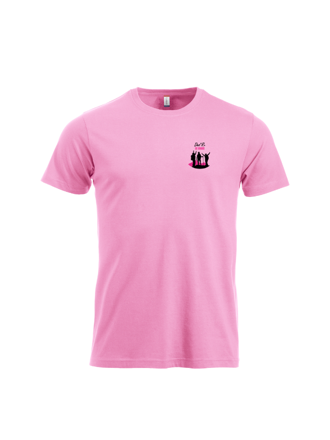 T-Shirt homme rose Clique New Classic-T