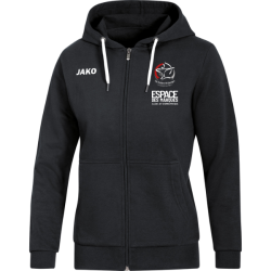 Veste capuche femme noir Jako Base