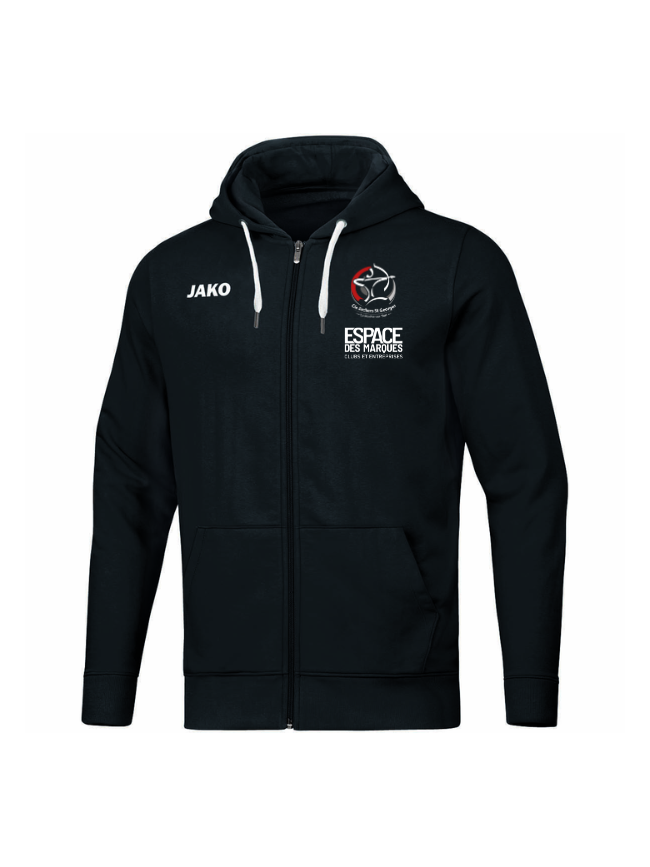 Veste à capuche enfant noir Jako Base