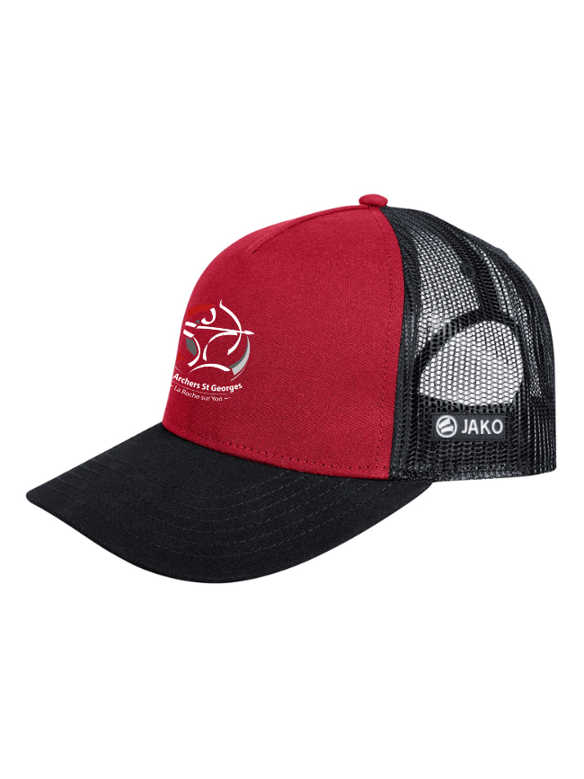 Casquette rouge/noir Jako Club