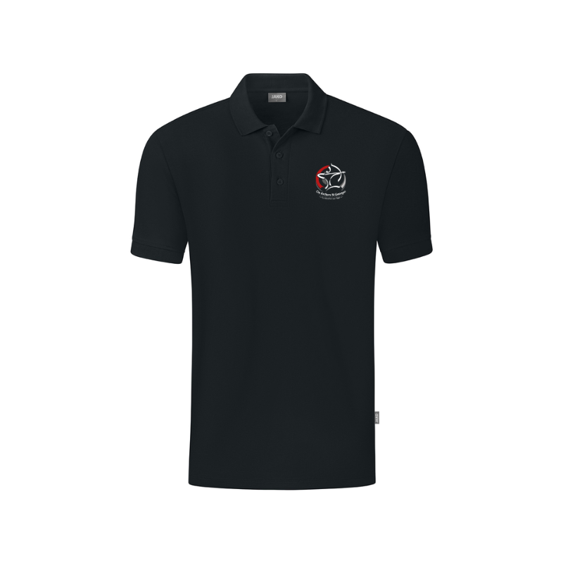 Polo homme noir Jako Organic