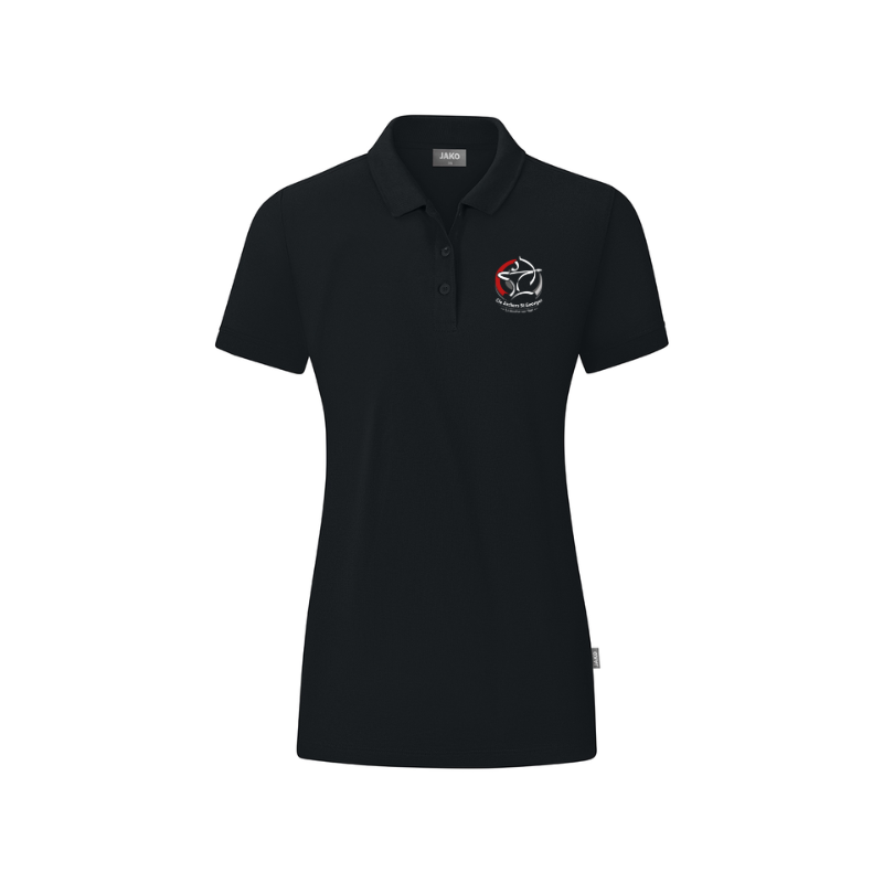 Polo femme noir Jako Organic