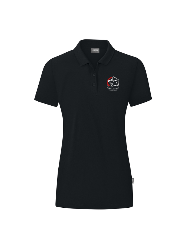 Polo femme noir Jako Organic