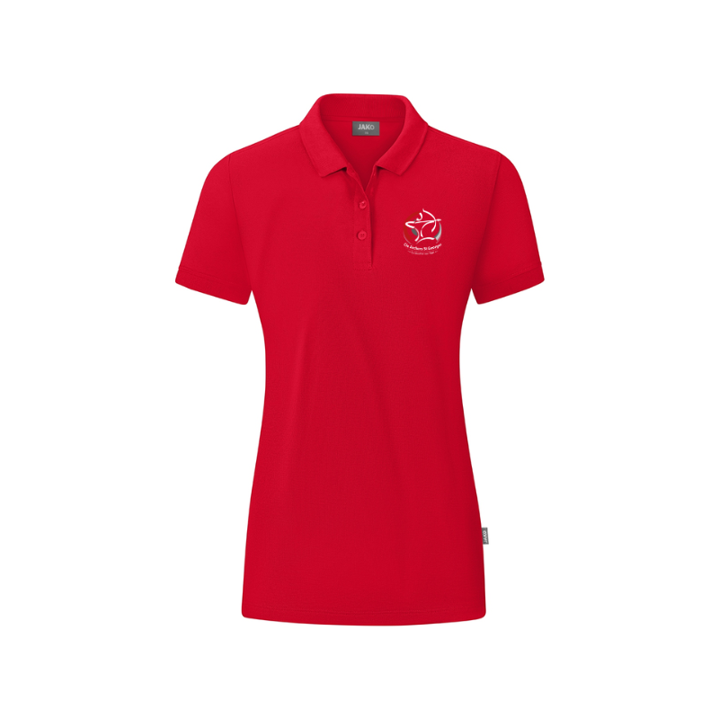 Polo femme rouge Jako Organic
