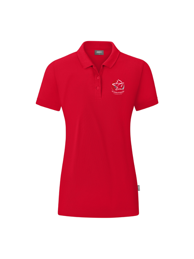 Polo femme rouge Jako Organic