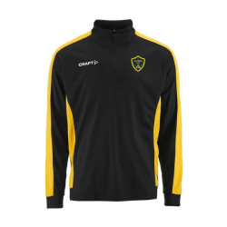 Sweat 1/2 zip enfant noir/jaune Craft Evolve 2.0