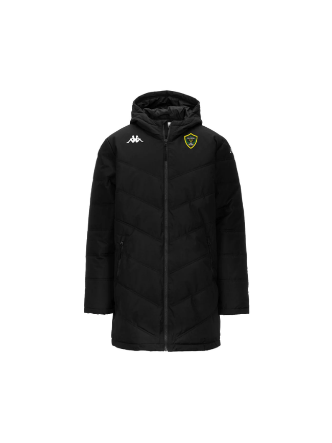 Parka enfant noir Kappa Giambolo