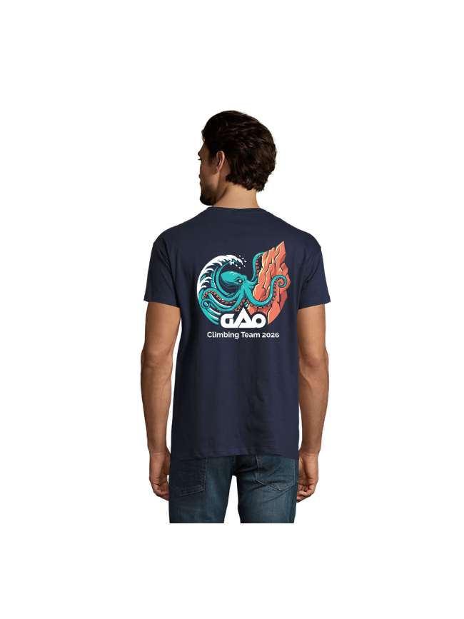 T-Shirt homme marine Sol's Imperial Climbing Team 2026