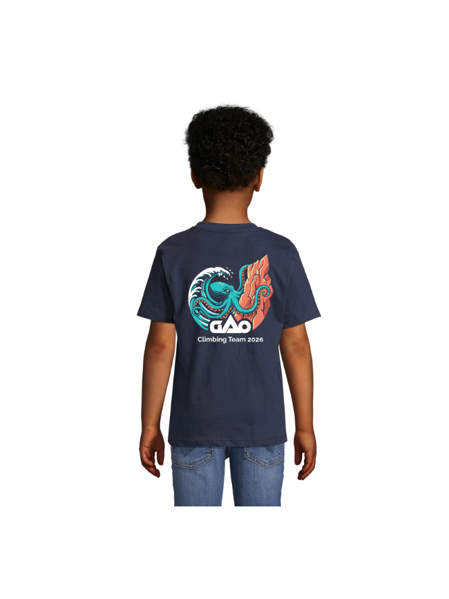 T-Shirt enfant marine Sol's Imperial Climbing Team 2026