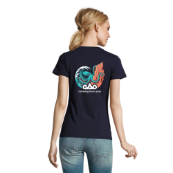 T-Shirt femme marine Sol's Imperial Climbing Team 2026