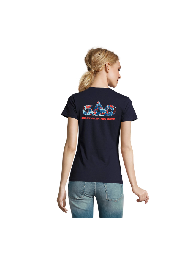 T-Shirt femme marine Sol's Imperial