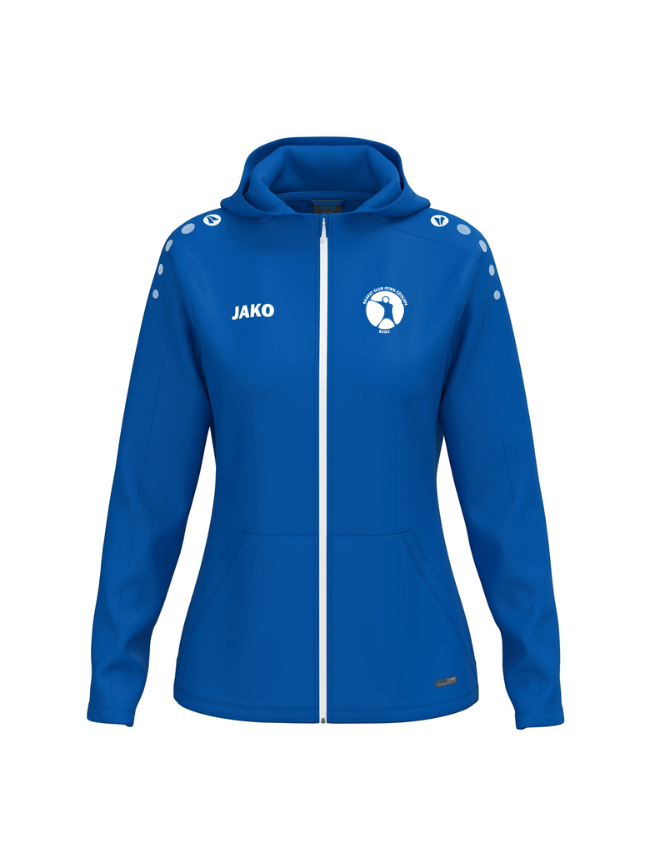 Veste capuche femme bleu Jako One