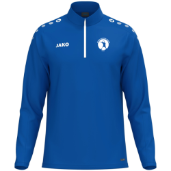 Sweat 1/2 zip adulte bleu Jako One
