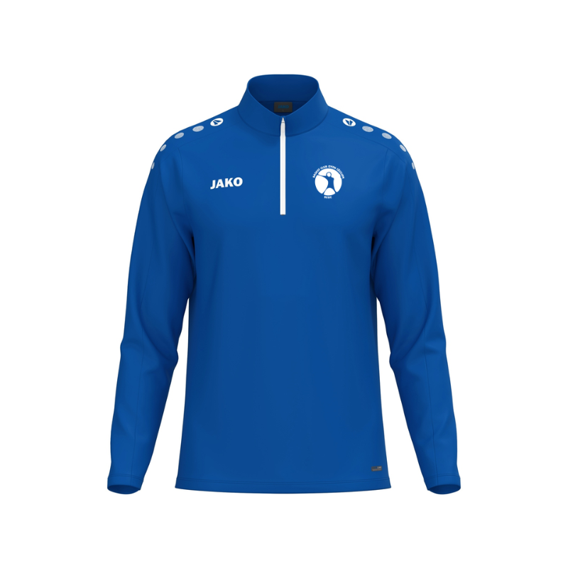 Sweat 1/2 zip adulte bleu Jako One