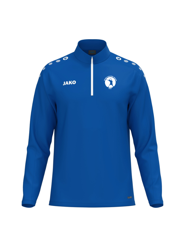 Sweat 1/2 zip enfant bleu Jako One