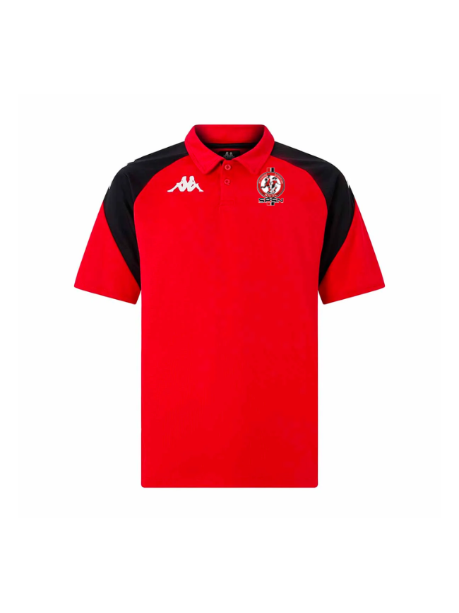 Polo adulte rouge Kappa Leviolo