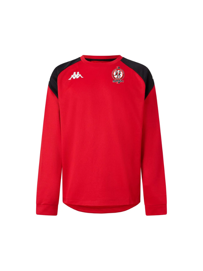 Sweat adulte rouge Kappa Lido