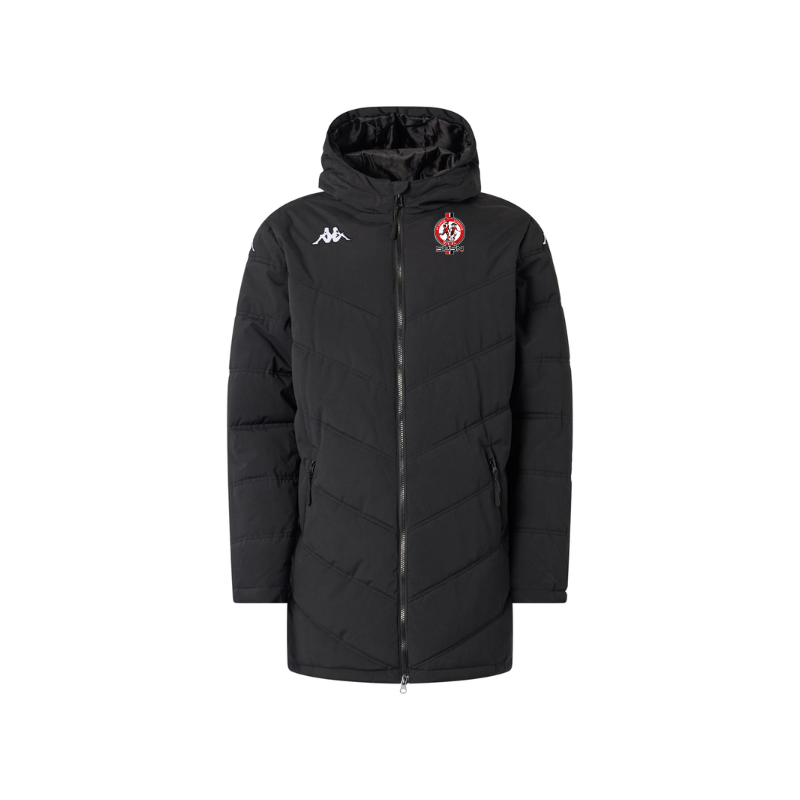Doudoune longue enfant noir Kappa Giambolo
