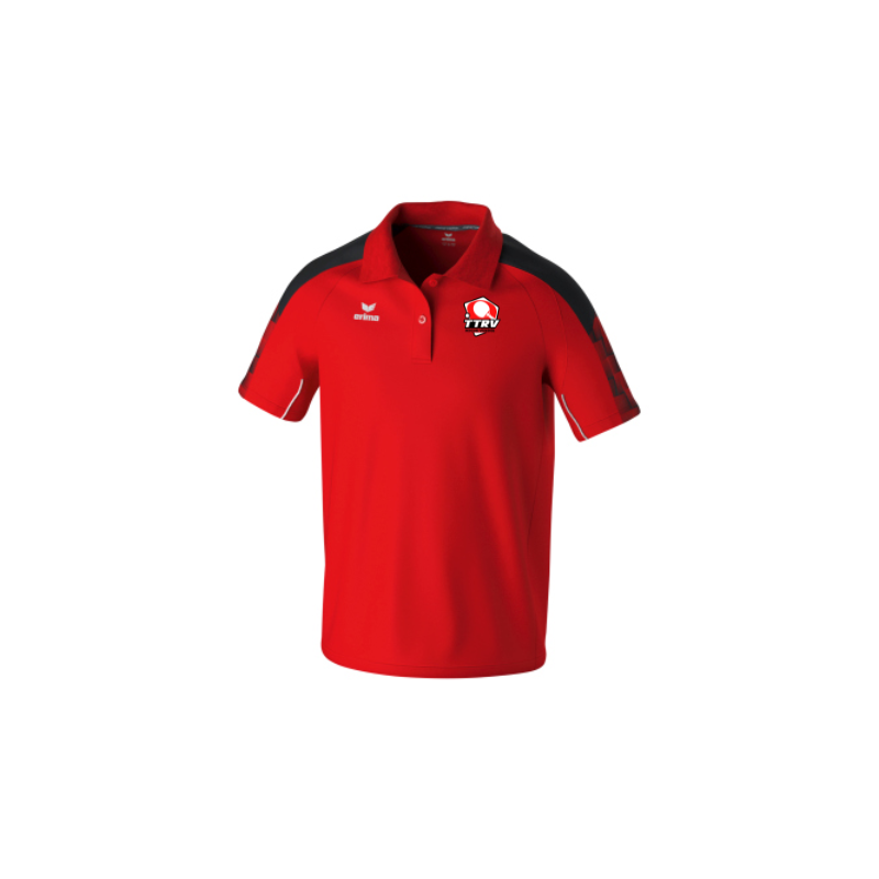 Polo homme rouge Erima Evo Star