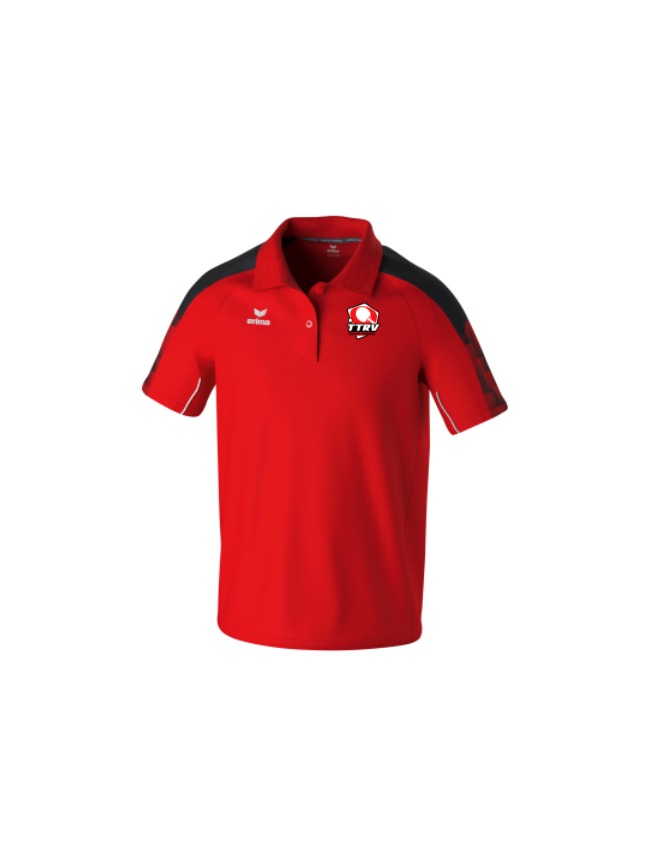 Polo homme rouge Erima Evo Star
