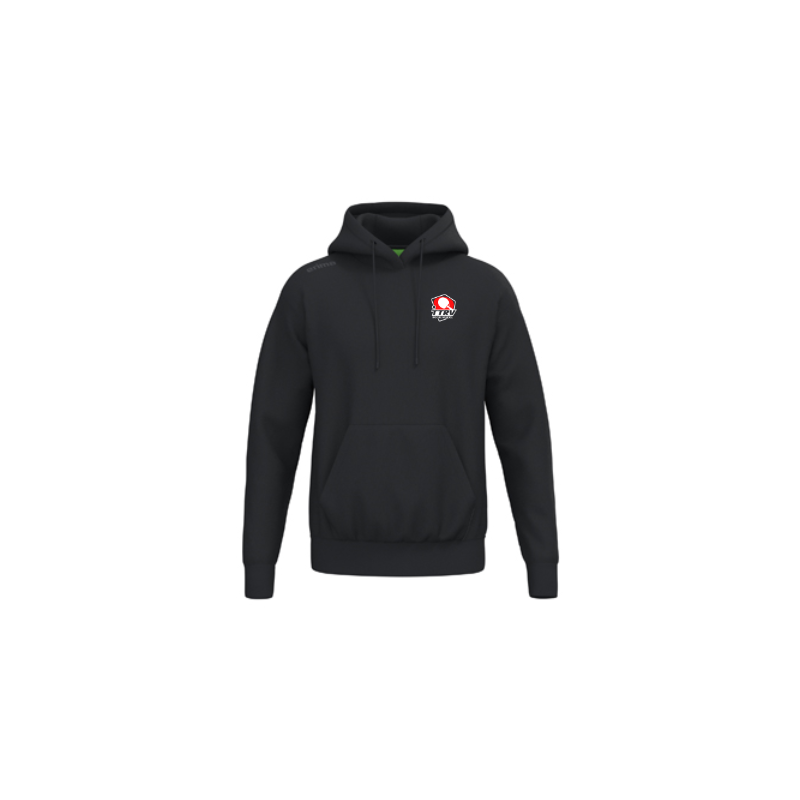 Sweat capuche enfant noir Erima TS Hoody
