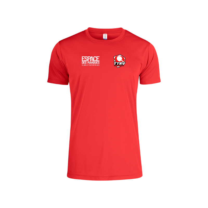 Maillot homme rouge Clique Basic