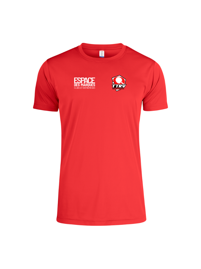 Maillot enfant rouge Clique Basic