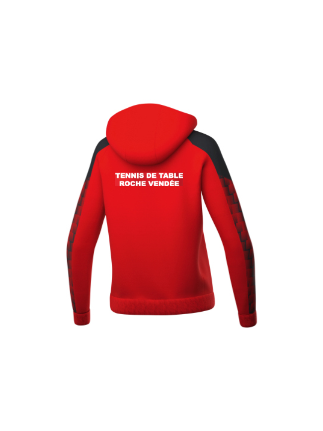 Veste capuche femme rouge Erima Evo Star