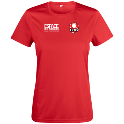 Maillot femme rouge Clique Basic
