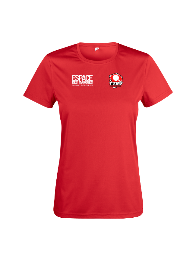 Maillot femme rouge Clique Basic