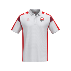 Polo adulte blanc rouge Erima Celebrate 125