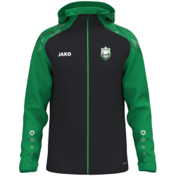 Veste capuche enfant vert Jako Sonic