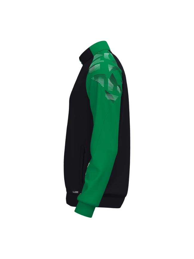 Sweat 1/2 zip adulte vert/noir Jako Sonic