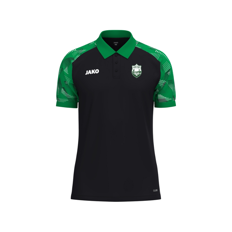 Polo adulte vert/noir Jako Sonic