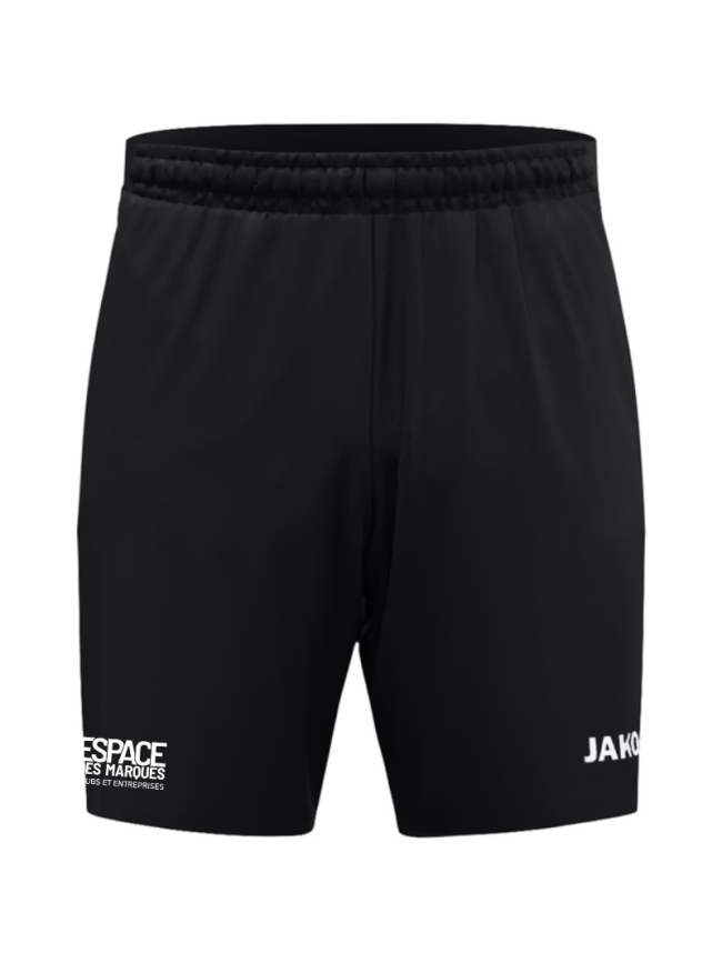 Short d'entraînement adulte noir Jako Dynamic