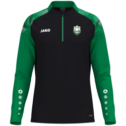 Sweat 1/2 zip adulte vert/noir Jako Sonic