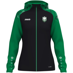 Veste capuche femme vert Jako Sonic