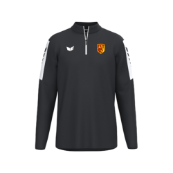 Sweat 1/2 zip enfant noir Erima Intro