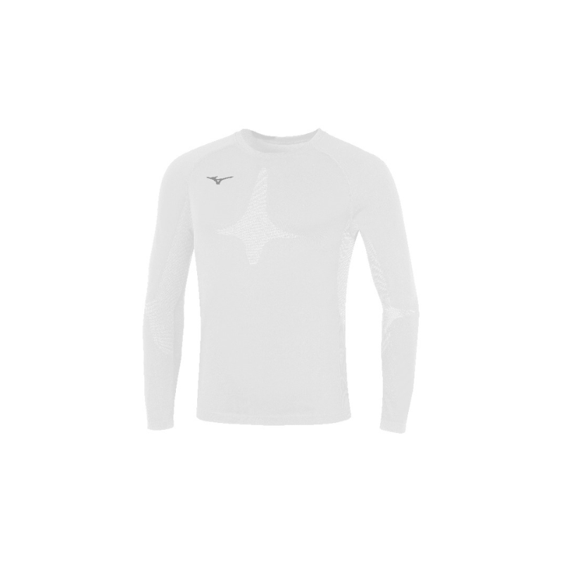 Sous-maillot ML adulte blanc Mizuno Team