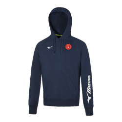Sweat capuche enfant marine Mizuno Terry