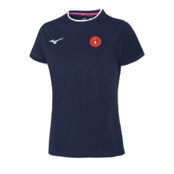 T-Shirt femme marine Mizuno Team