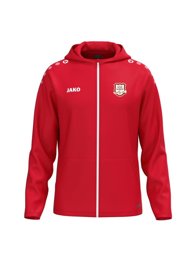 Veste capuche adulte rouge Jako One