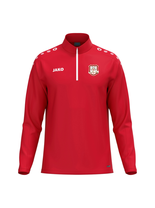 Sweat 1/2 zip adulte noir Jako One
